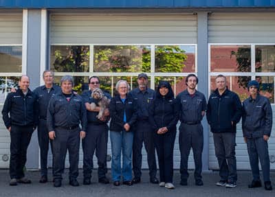 The employees at Scanwest Auto The employees at Scanwest Auto